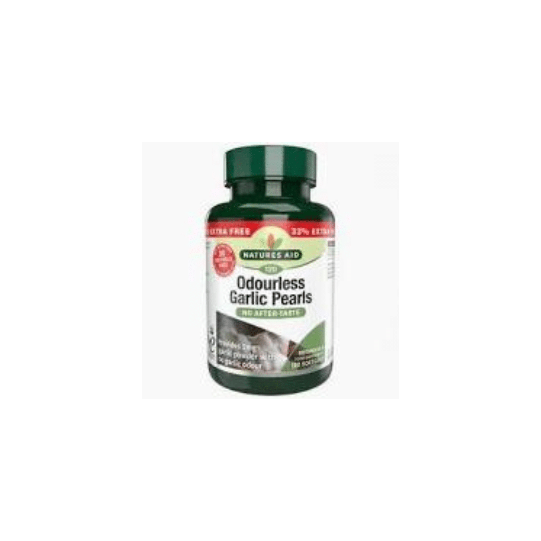 Odourless Garlic Natures Aid 120caps JL Ferreira