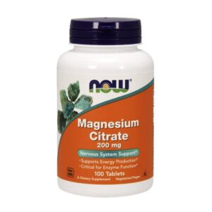 Citrato de Magnésio 200mg 100comp Now