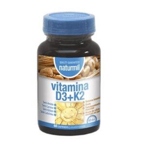 Vitamina D3 + K2 60 comprimidos Naturmil