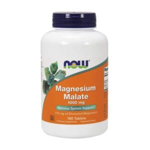 Magnesio Malato 1000mg 180 comprimidos Now