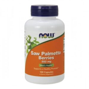 Saw Palmetto Berries 550mg 100 cápsulas vegetais Now
