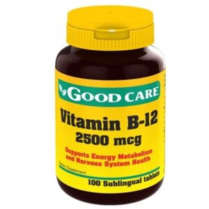 Vitamina b-12 2500mcg 100 comprimidos sublinguais Good Care