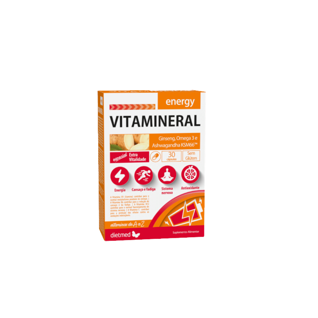 Vitamineral Energy 30 cápsulas Dietmed