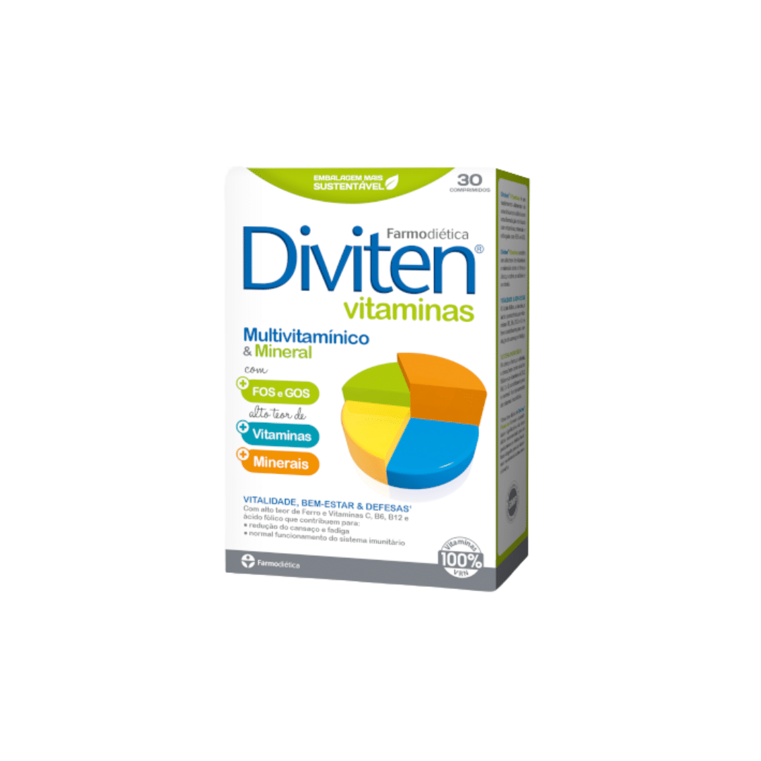 Diviten Vitaminas Farmodietica 30 comprimidos