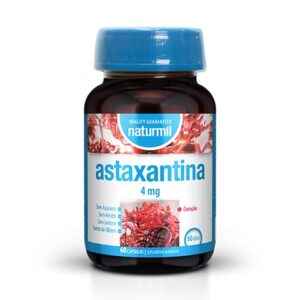 Astaxantina 4mg (reforçado com Omega 3) 60 cápsulas Naturmil