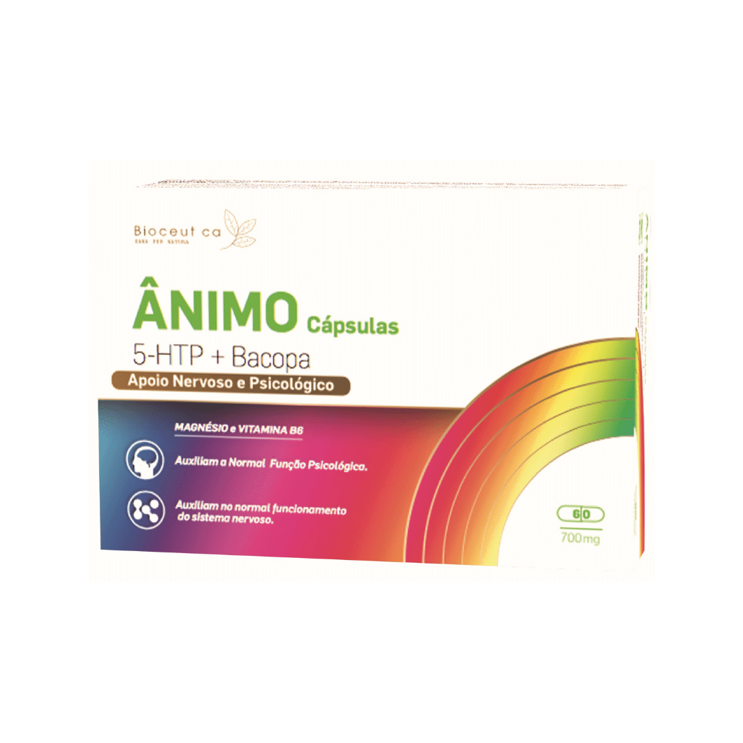 Ânimo 5-HTP + Bacopa 60 cápsulas Bioceutica