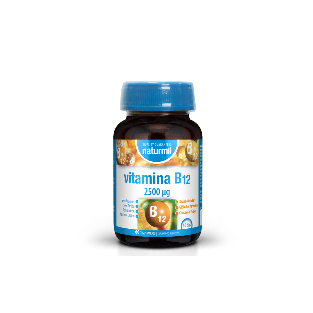Vitamina B12 60 comprimidos Naturmil