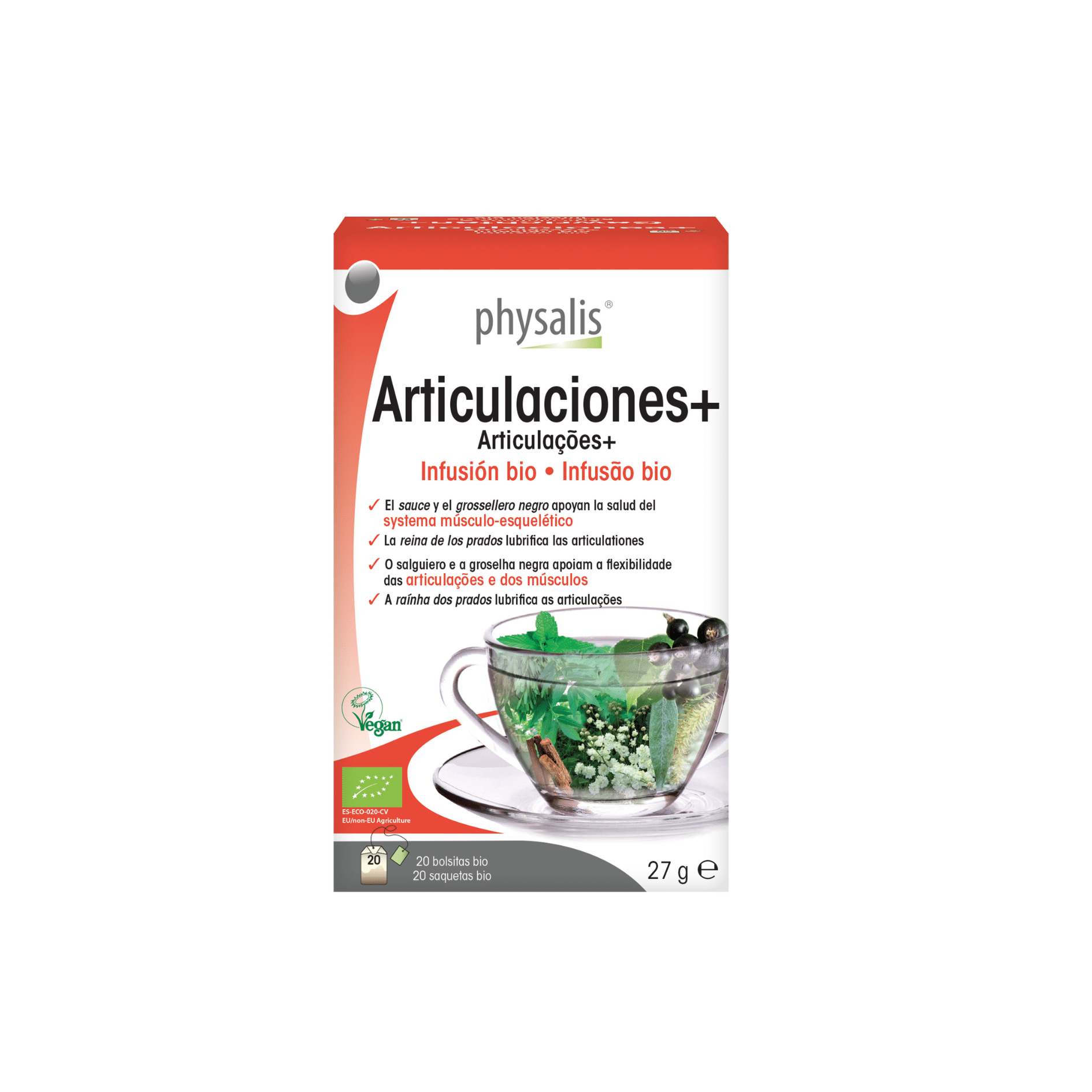 Infusão Articulações+ 20 saq Physalis