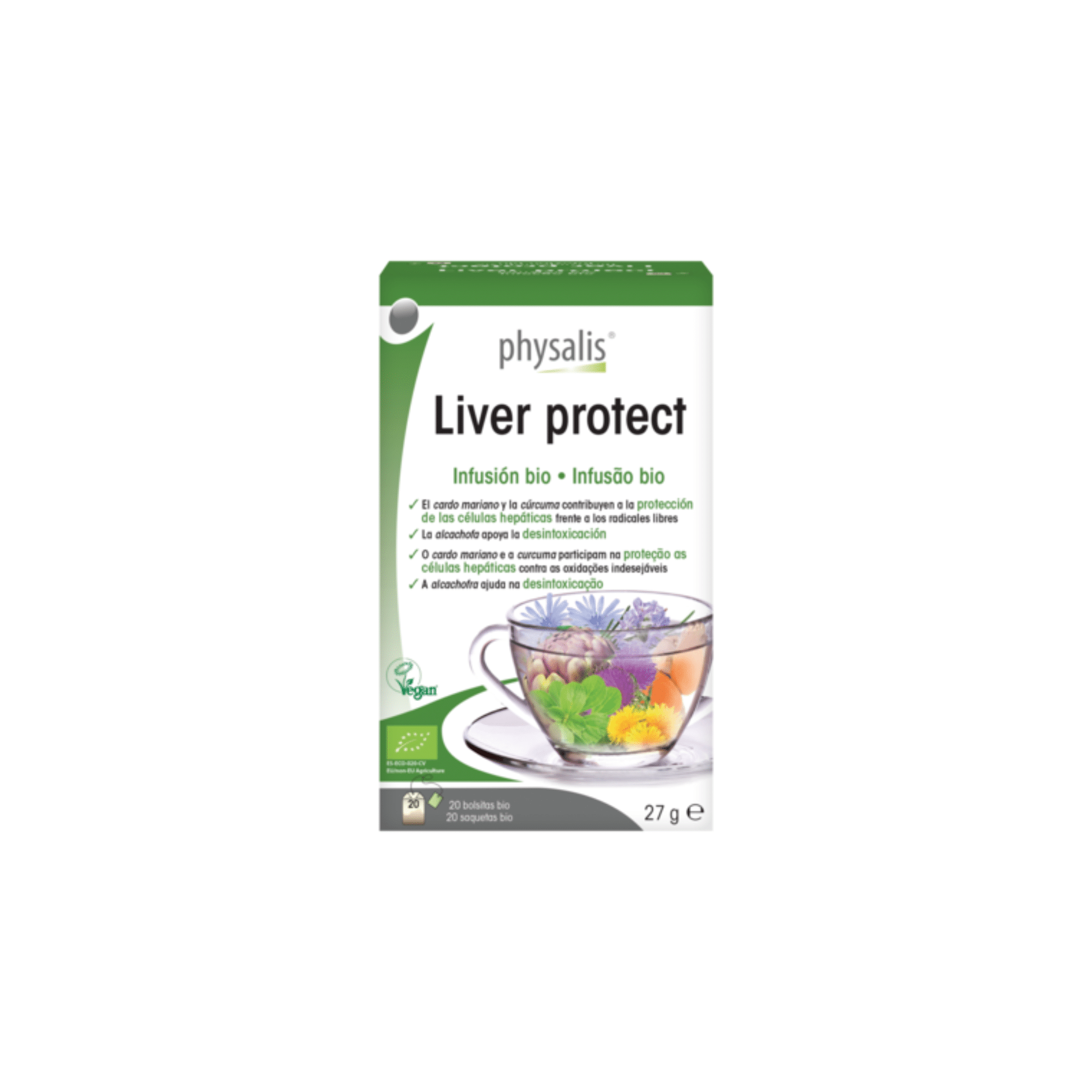 Infusão Liver protect 20 saq Physalis
