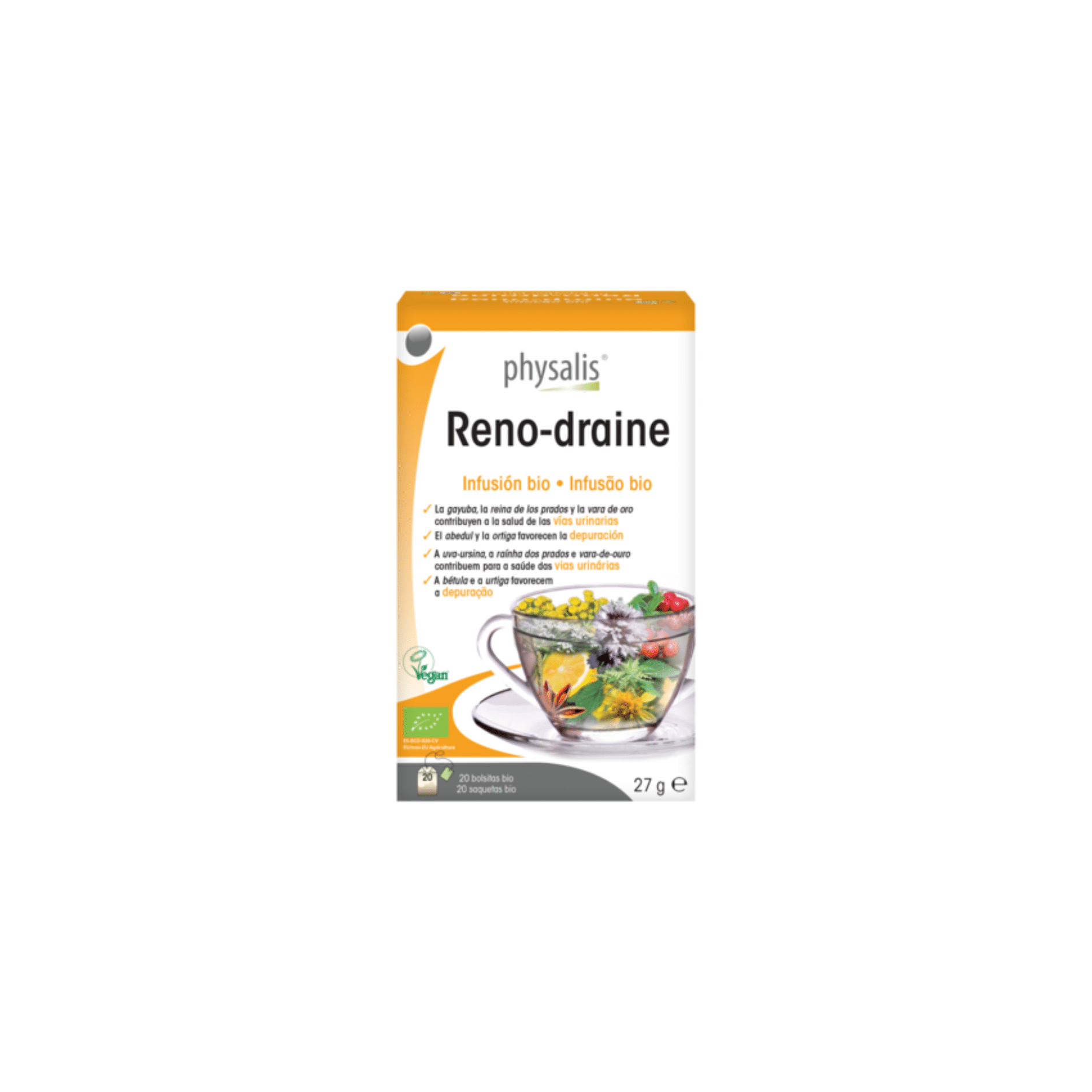 Infusão Reno-draine 20 saq Physalis