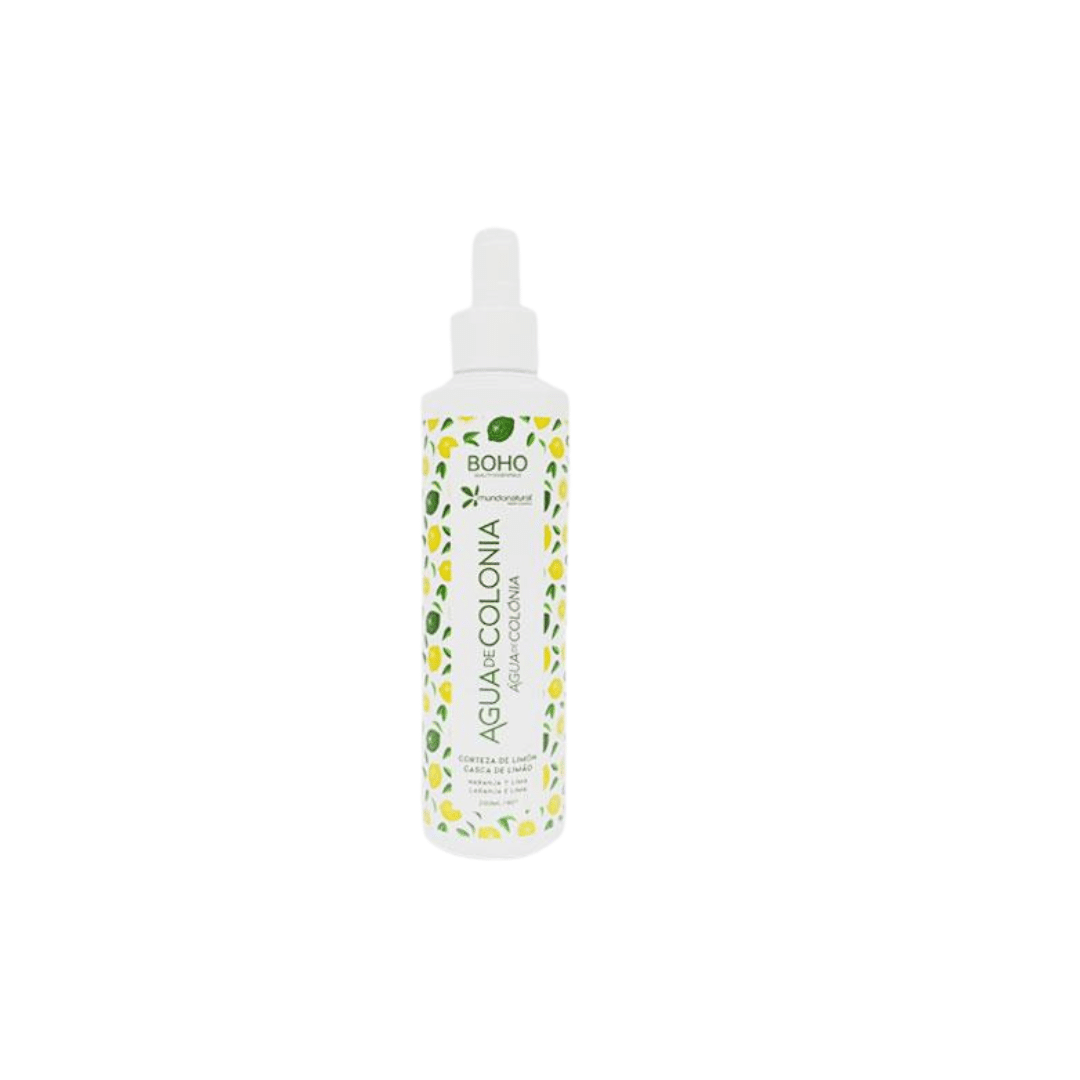Água de Colónia Limão, Laranja e Lima 200ml Boho