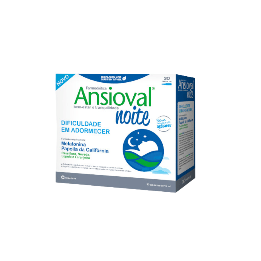 Ansioval noite 30 ampolas Farmodiética