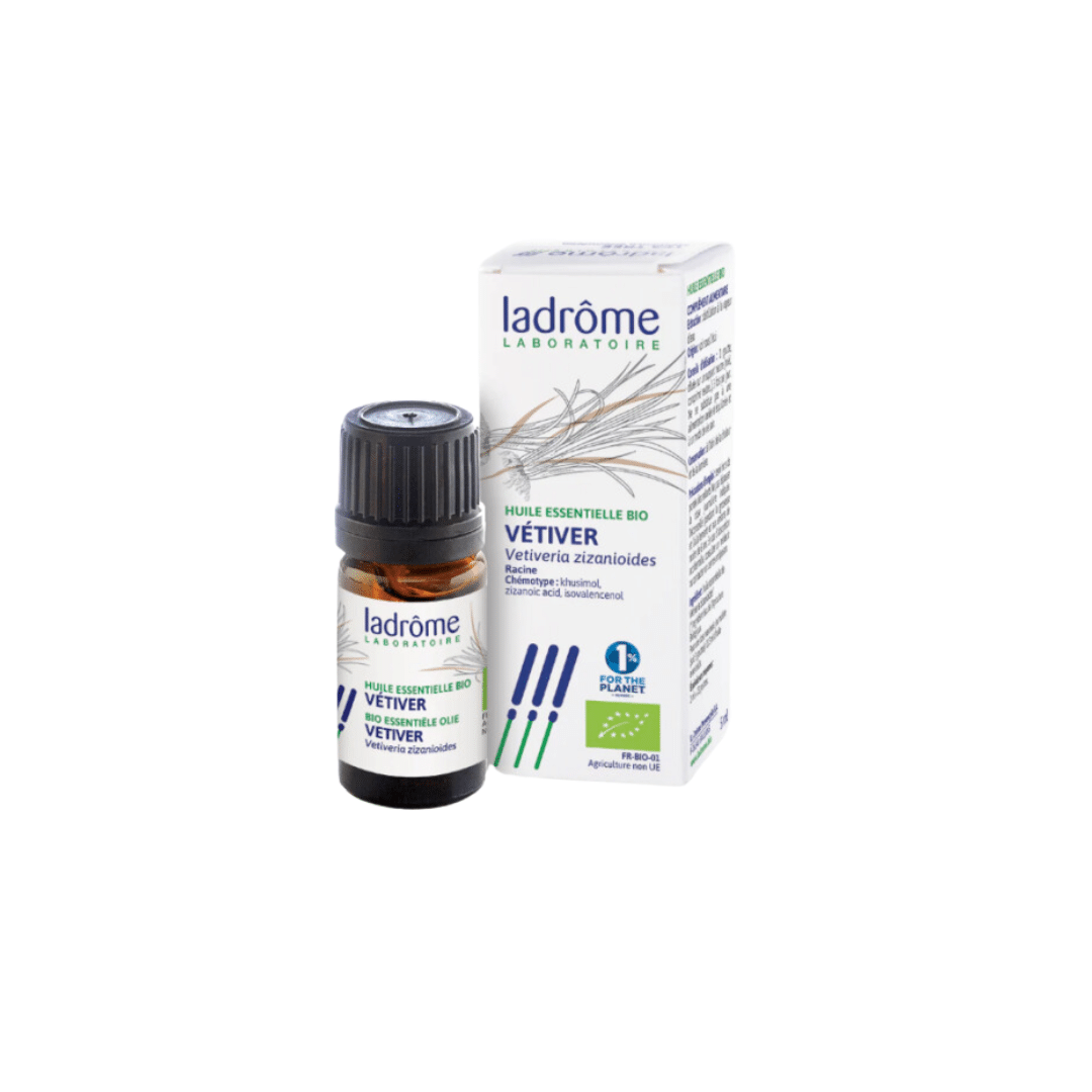 Óleo essencial Vetiver Ladrôme 5ml Bio