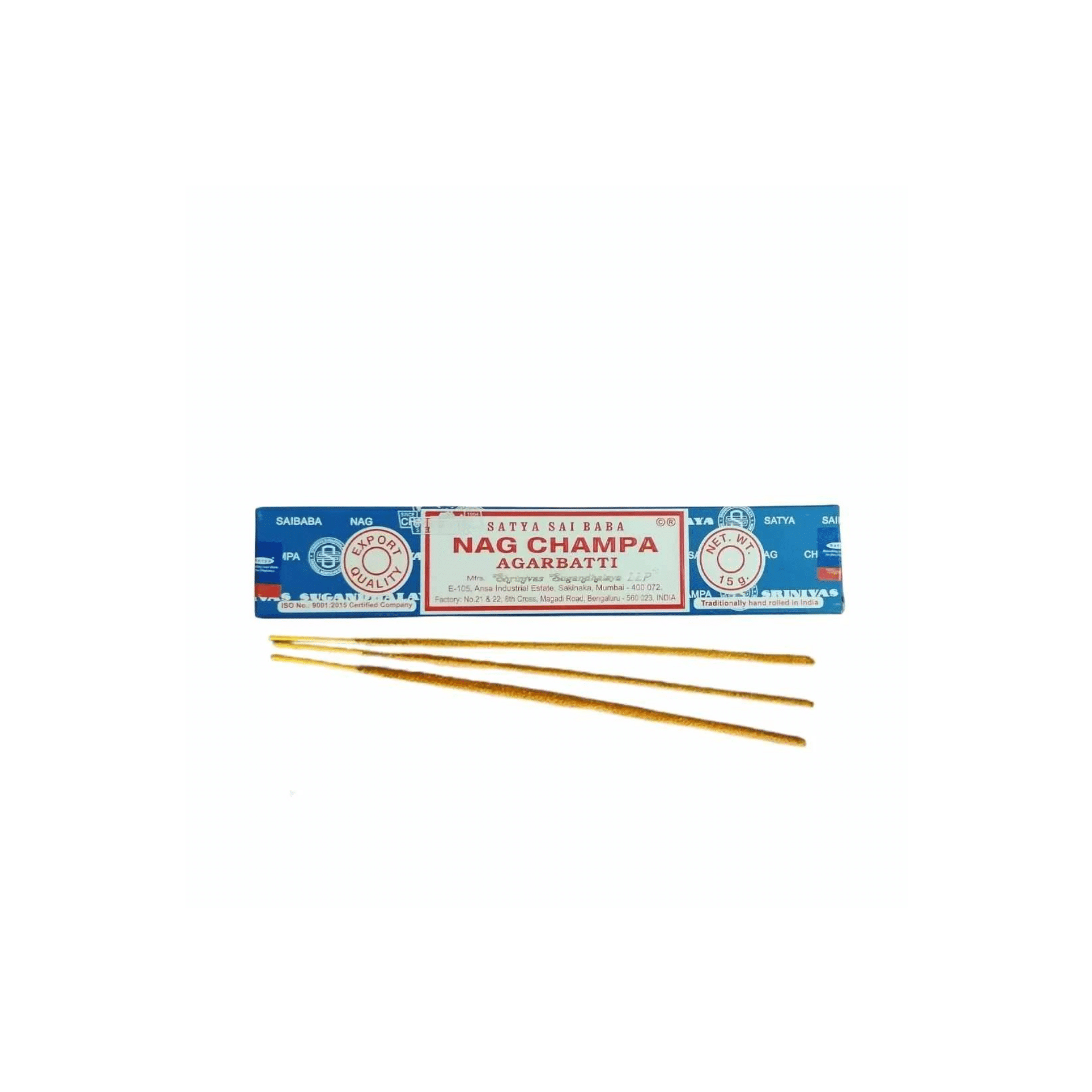 Incenso indiano Nag Champa Agarbatti