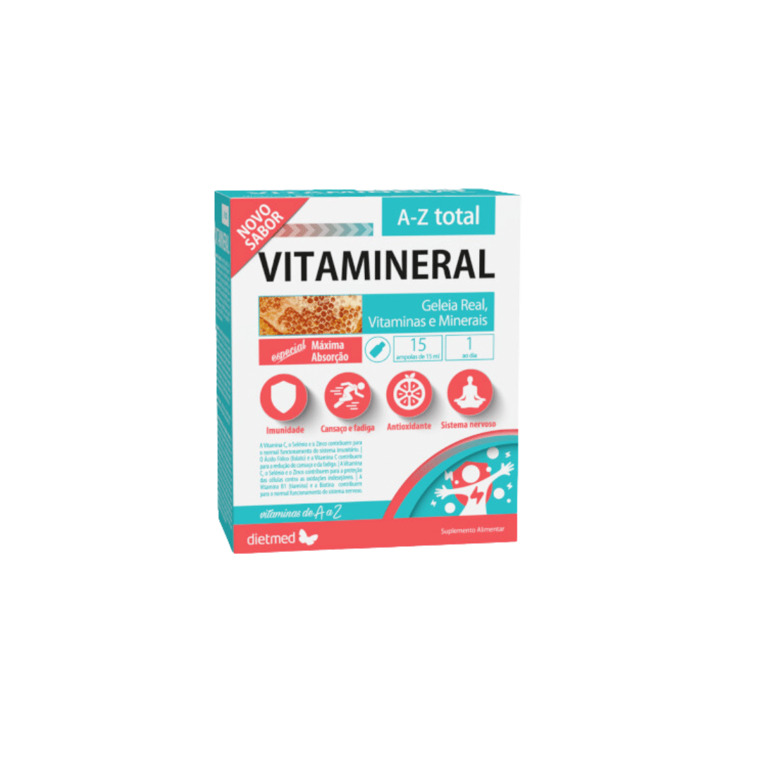Vitamineral A-Z total 15 ampolas DietMed