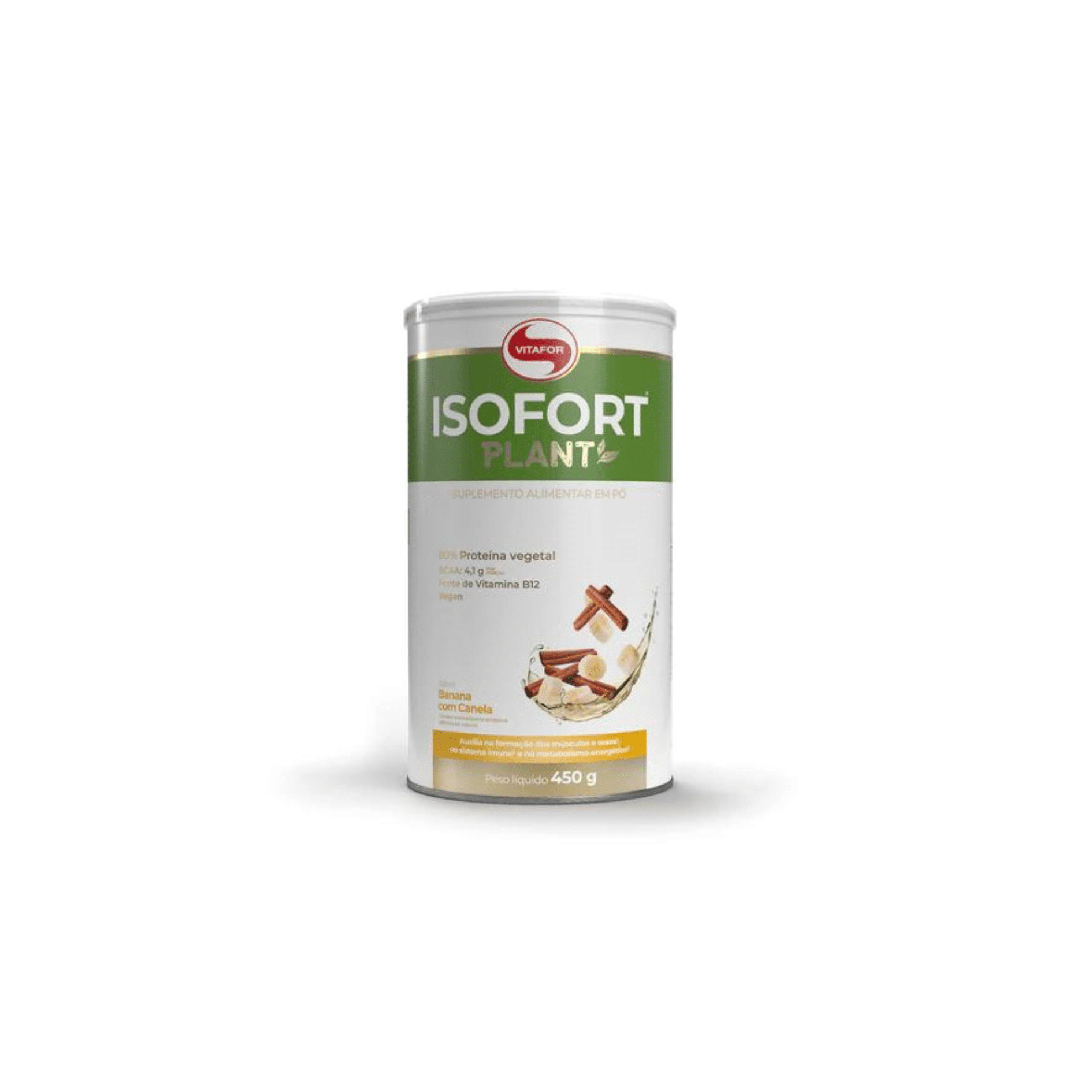 Isofort plant 450g banana com canela Vitafor