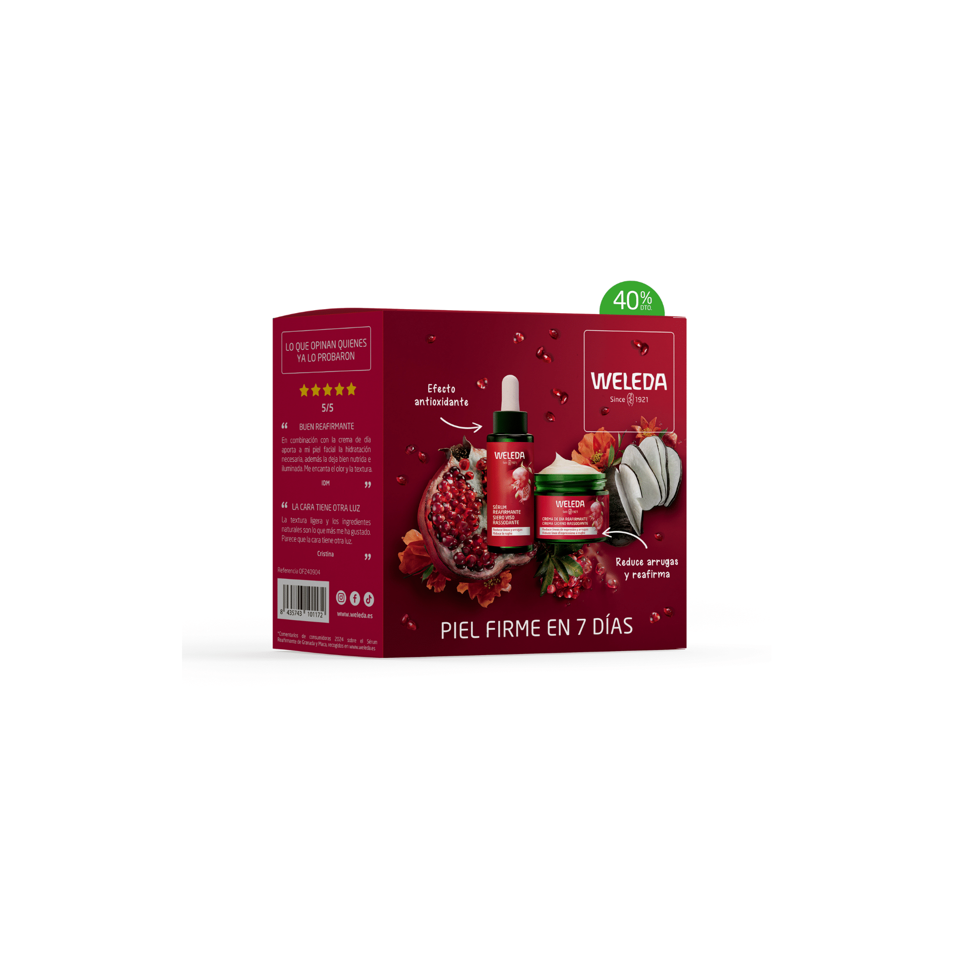 Weleda coffret reafirmante de romã