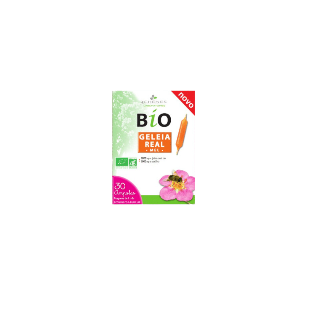 Geleia Real bio 30 ampolas 3 Chênes