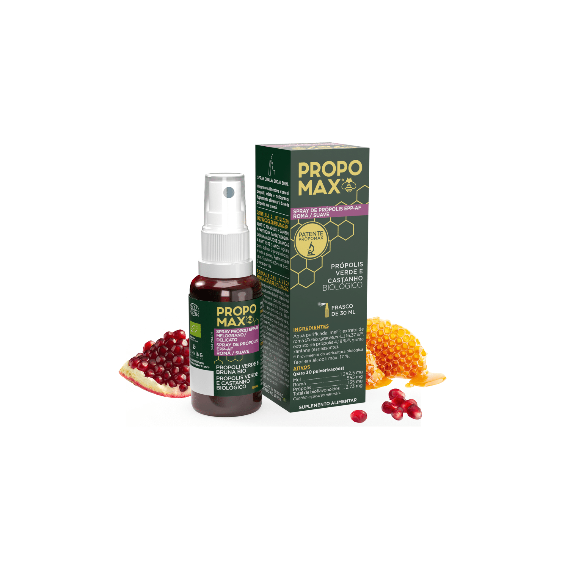 Spray de propolis romã Suave 30ml- Propomax