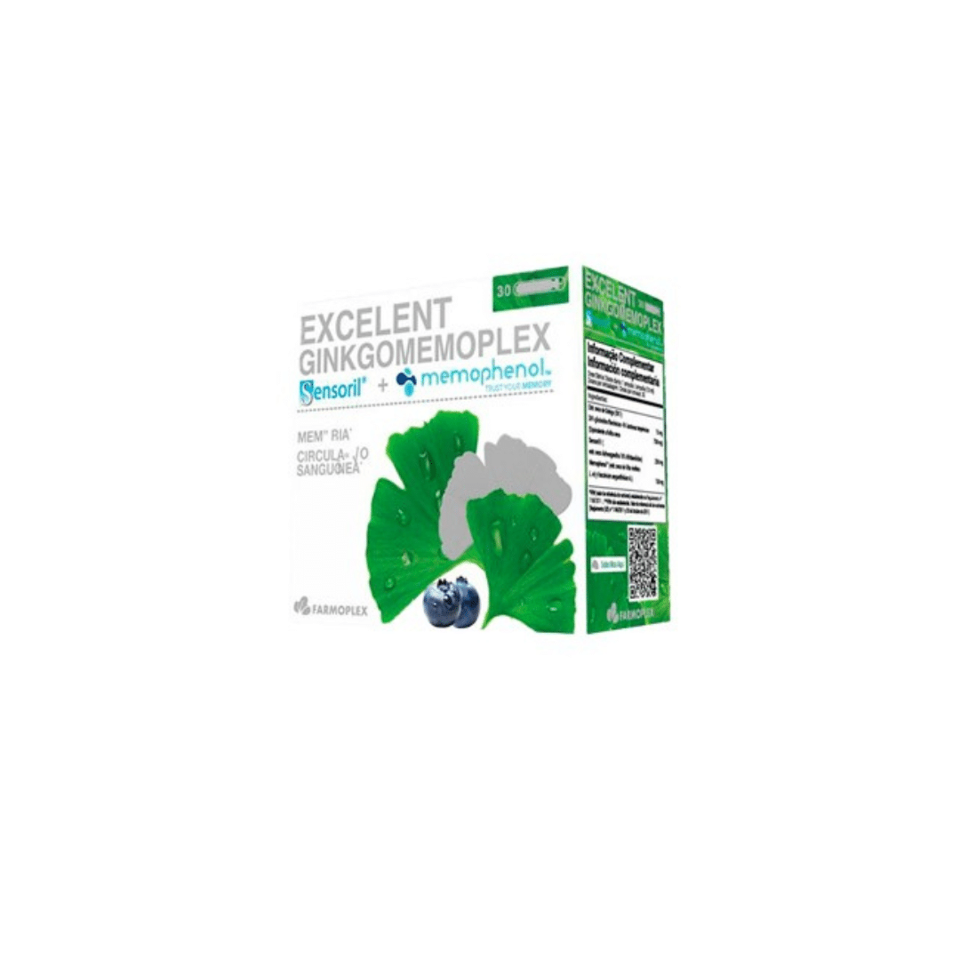 Excelent Ginkgomemoplex 30 ampolas Farmoplex