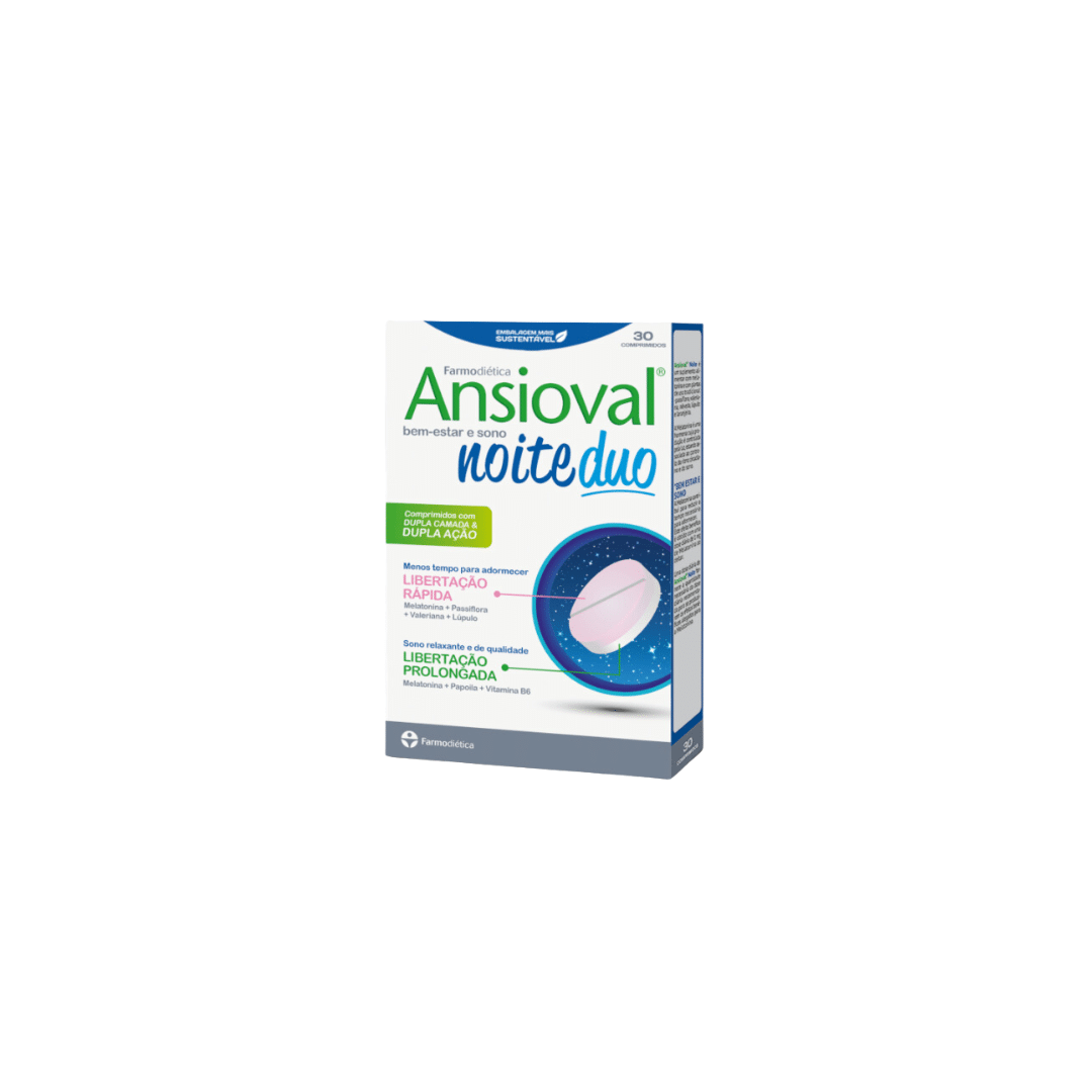 Ansioval noite duo 30 comprimidos Farmodiética
