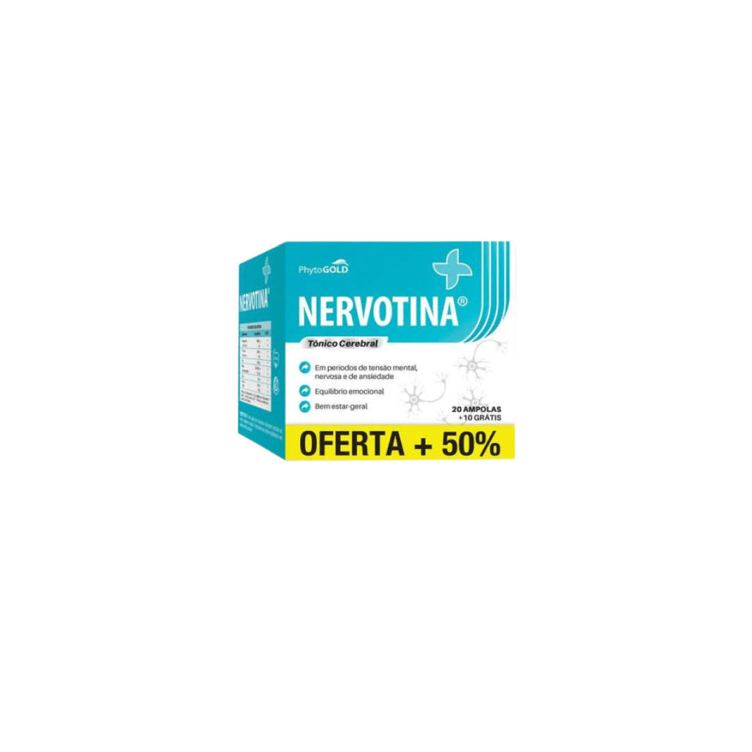 Nervotina 20 ampolas +10 grátis Phytogold