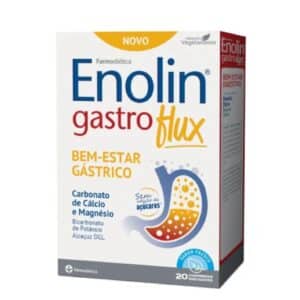 Enolin Gastro Flux - 20 Comprimidos Mastigáveis Farmodiética
