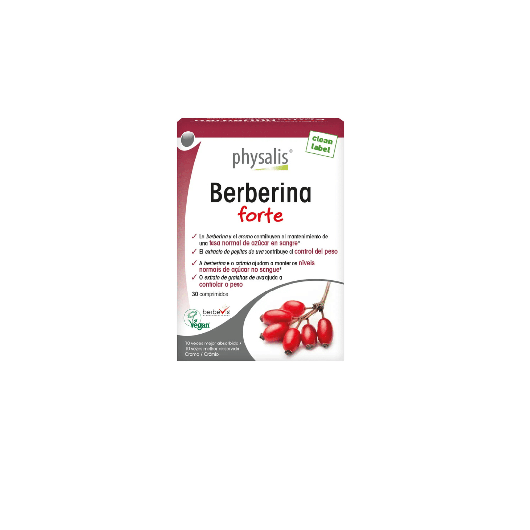 Berberina forte 30 comprimidos Physalis