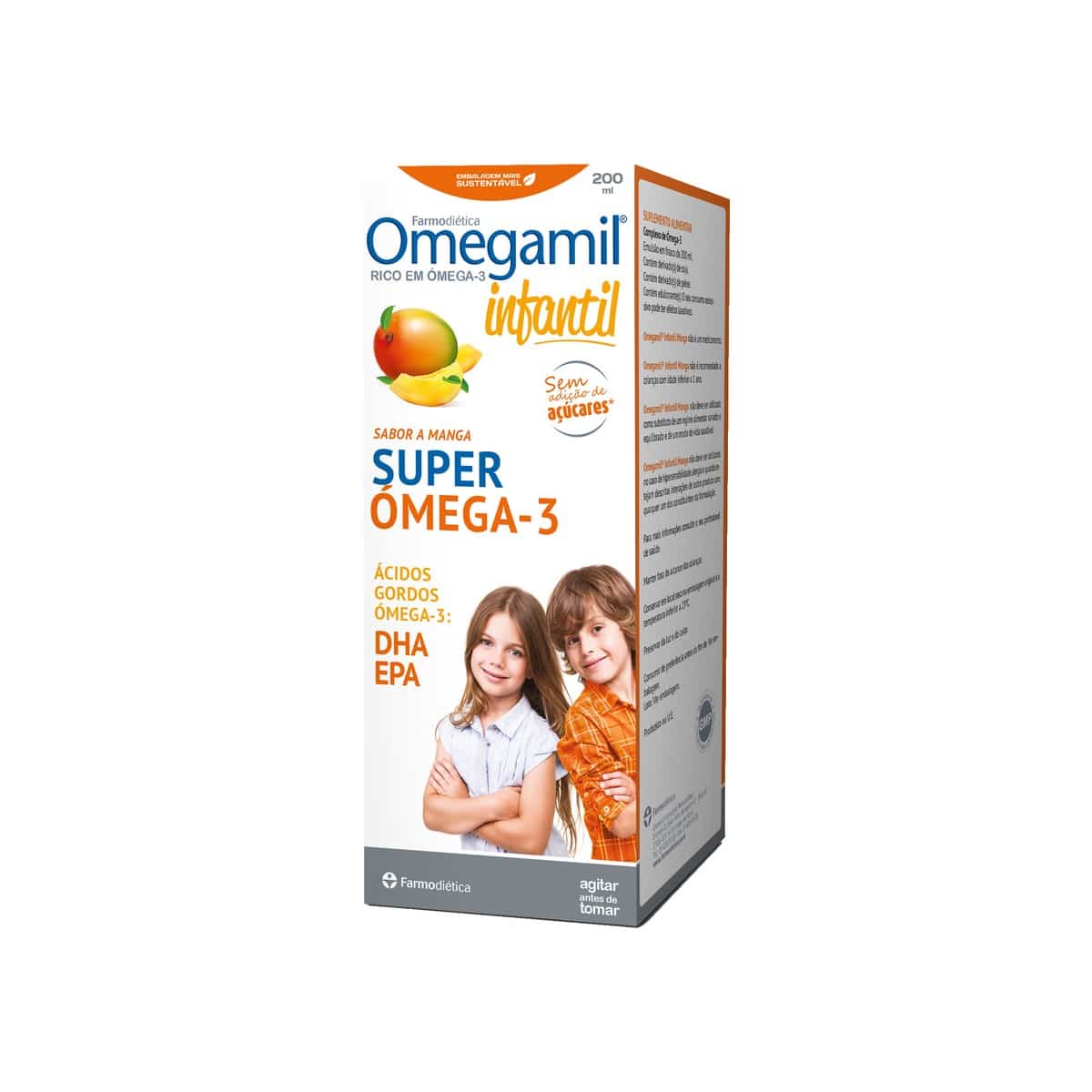 Omegamil Infantil Manga 200ml Farmodiética