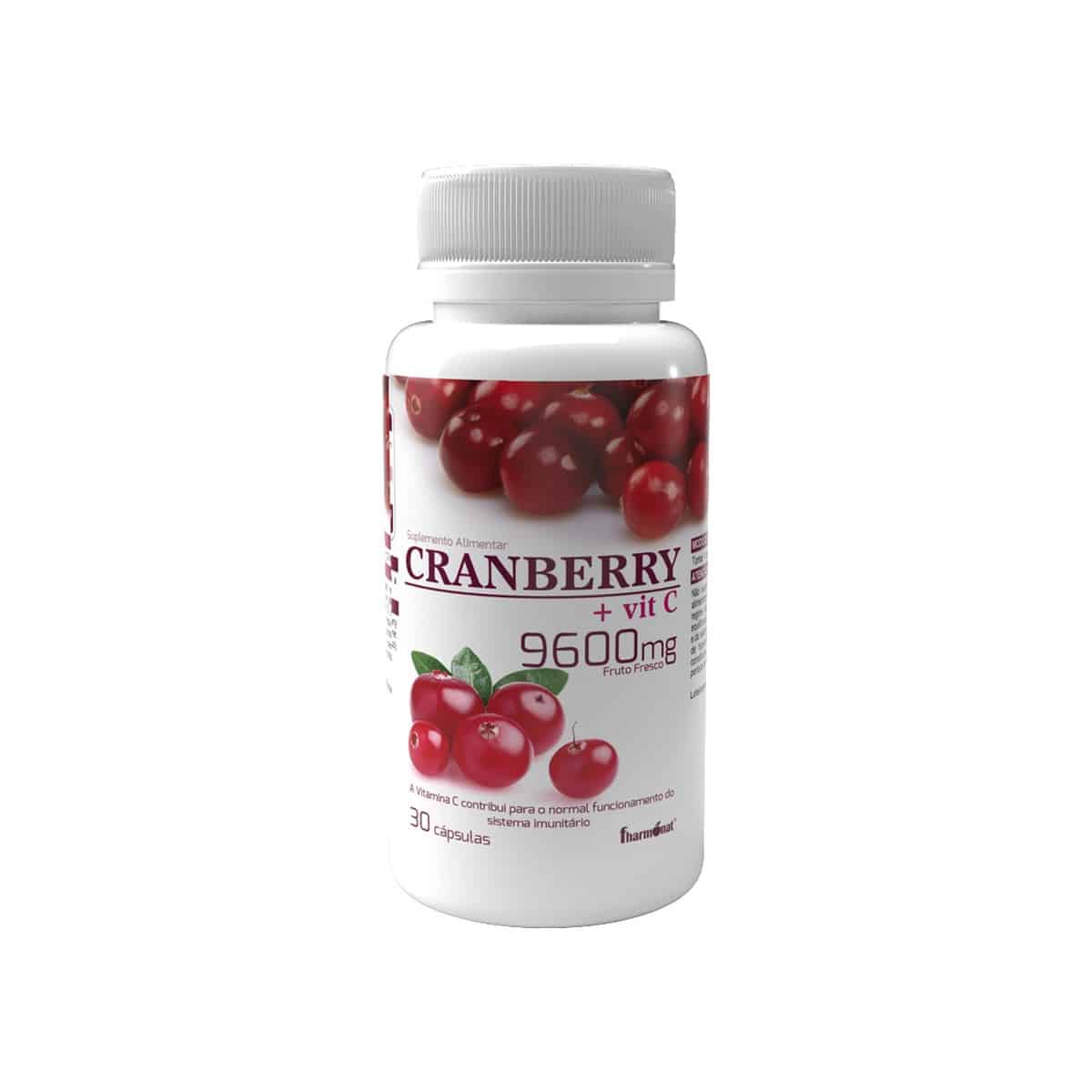 Cranberry + Vitamina C 30 cápsulas Fharmonat