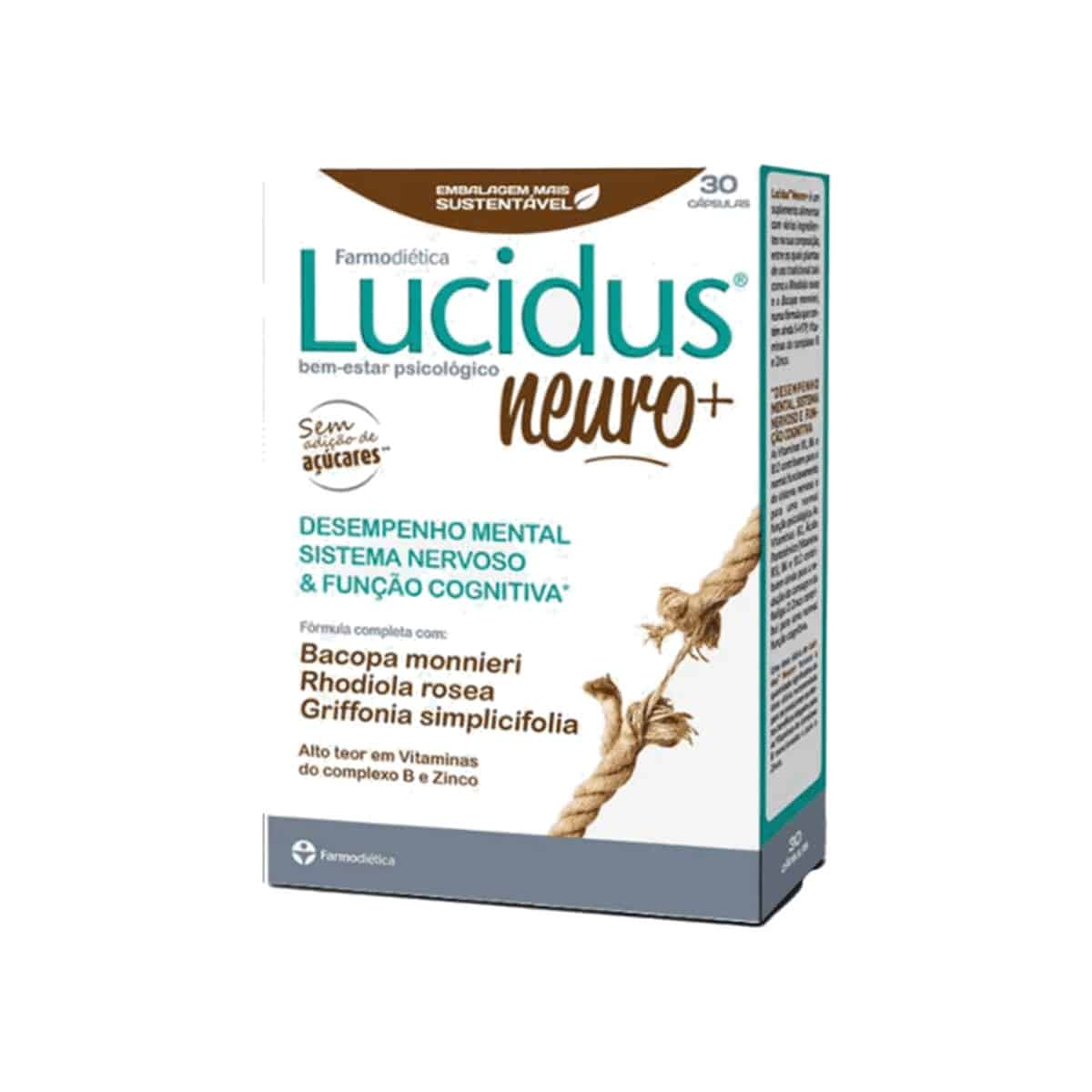 Lucidus Neuro+ 30 cápsulas Farmodiética