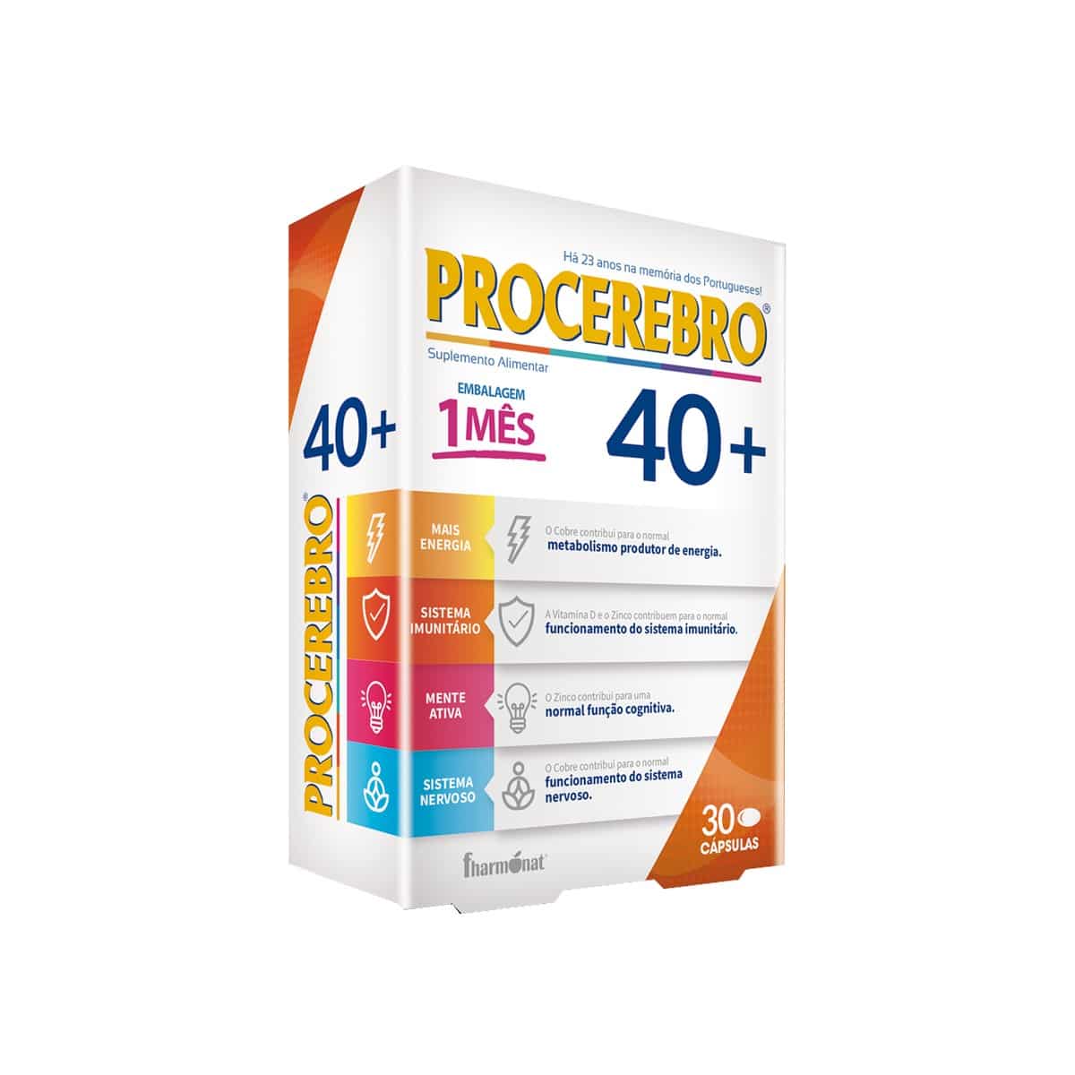 Procerebro 40+ 30 cápsulas Fharmonat