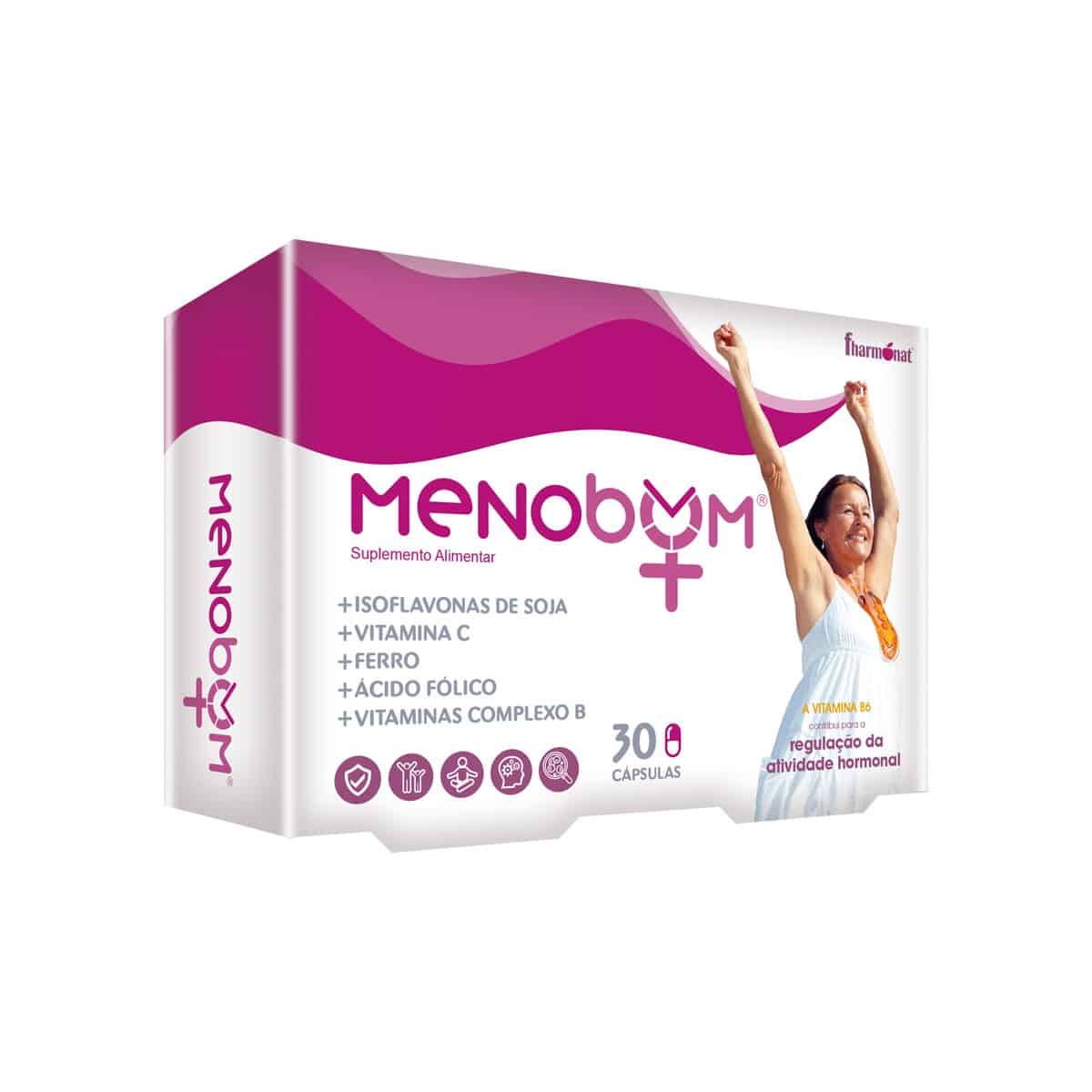 Menobom 30 cápsulas Fharmonat