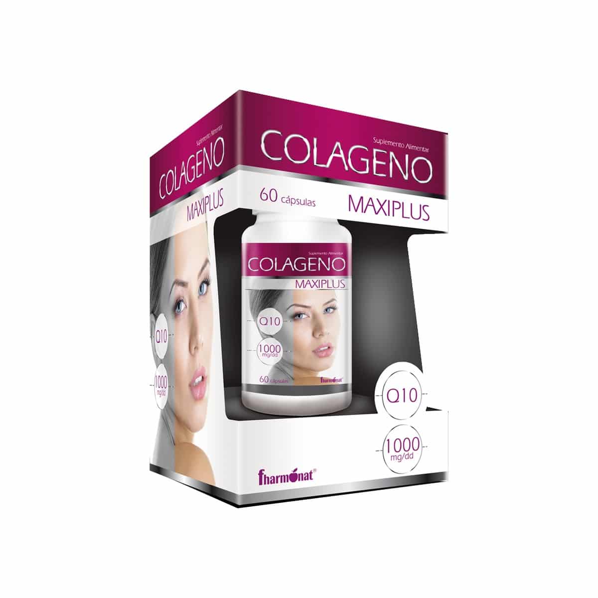 Colagénio + Q10 60 cápsulas Fharmonat