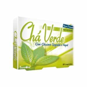 Chá Verde + Cáscara Sagrada 60 comprimidos Fharmonat