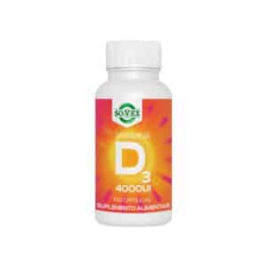 Vitamina D3 4000 UI 100 cápsulas Sovex