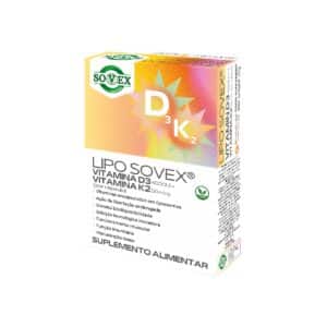 Lipo Vitamina D3 4000 UI e K2 50µg 30 cápsulas Sovex