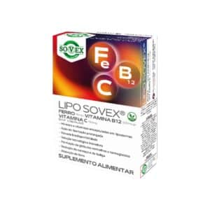 Lipo Ferro com Vitaminas B12 e C 30 cápsulas Sovex