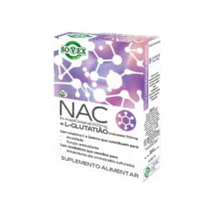 NAC 600mg + L-Glutatião Reduzido 100mg 30 cápsulas Sovex