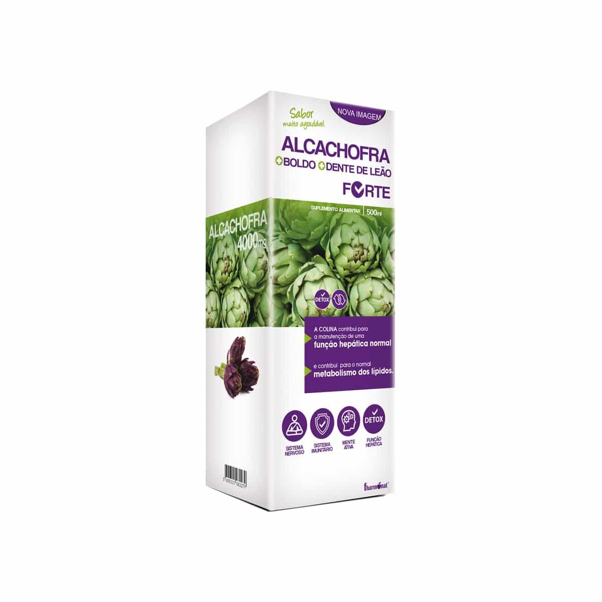 Alcachofra + Boldo + Dente de Leão Forte 500ml Fharmonat
