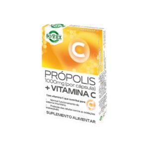 Propólis 1000mg + Vitamina C 30 cápsulas Sovex