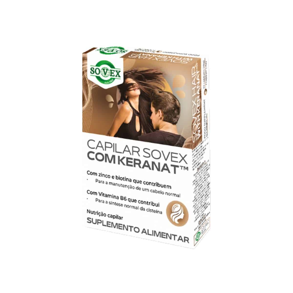 Capilar com Keranat 30 cápsulas Sovex