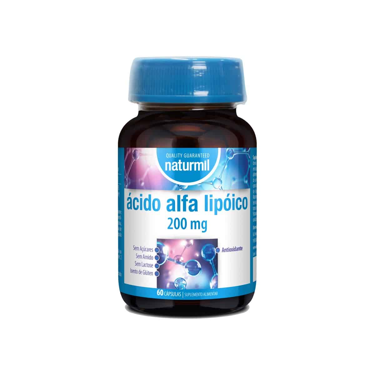 Ácido Alfa Lipóico 200mg 60 comprimidos Naturmil