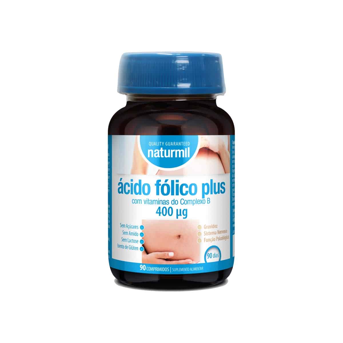Ácido Fólico Plus 90 comprimidos Naturmil