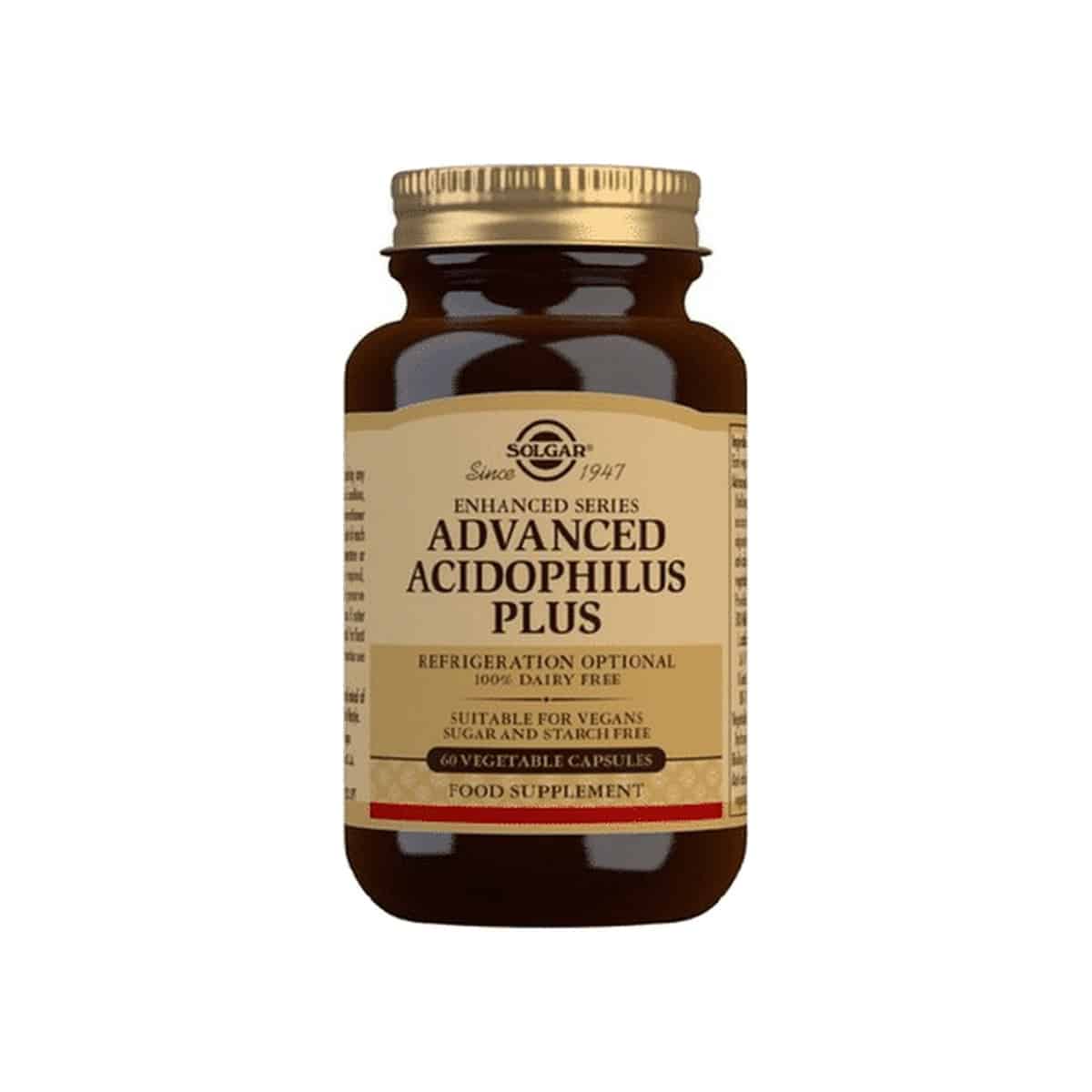 Advanced Acidophilus Plus 60 cápsulas Solgar