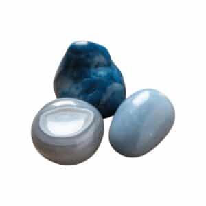 Ágata Azul Rolada (Tamanho Pequeno)
