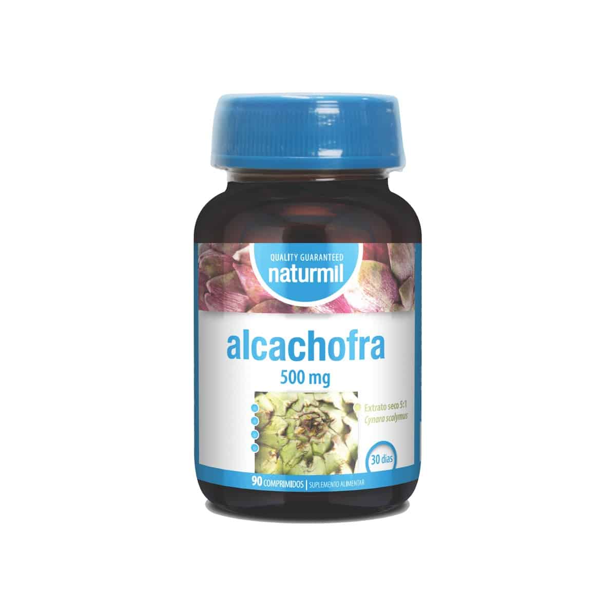 Alcachofra 500mg 90 comprimidos Naturmil