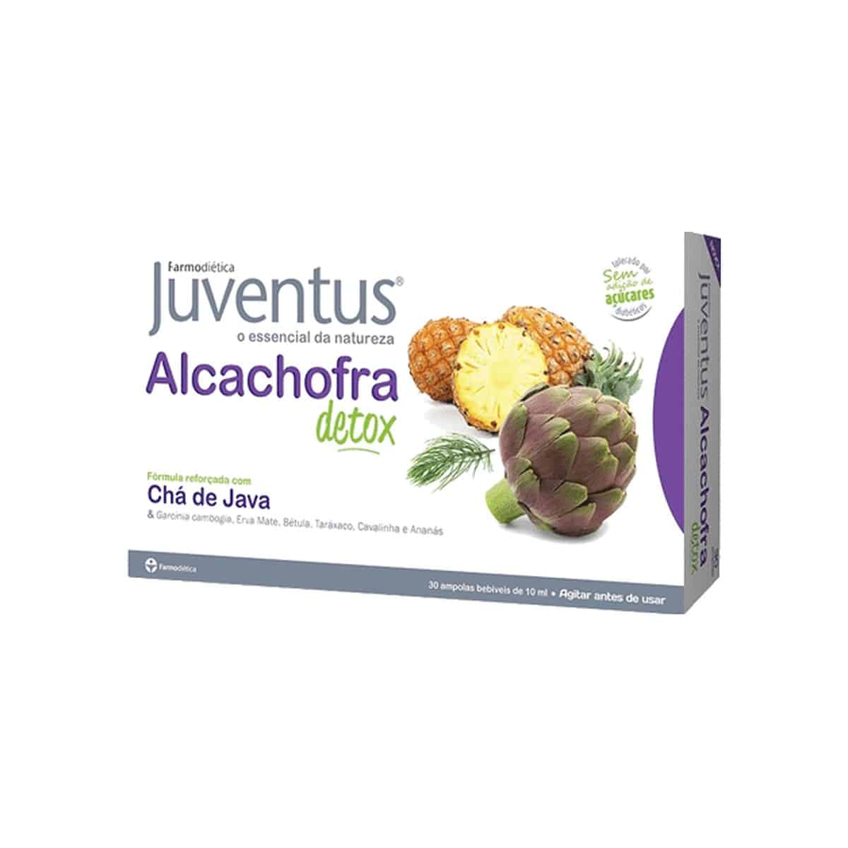 Juventus Alcachofra Detox Drenante 30 ampolas Farmodiética