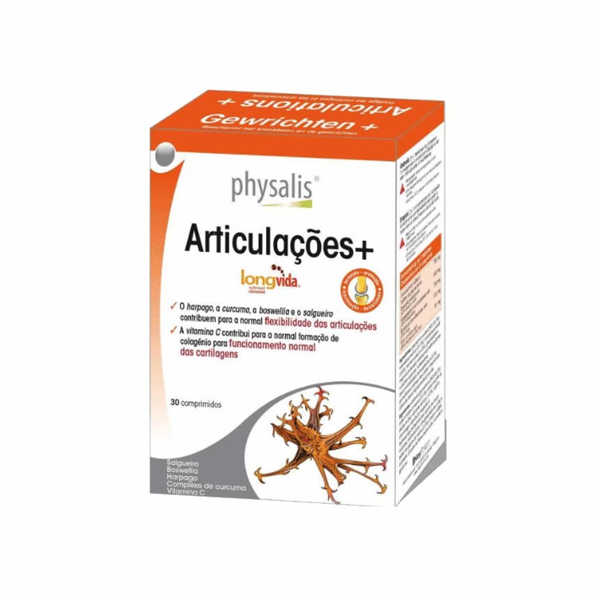 Articulações+ 30 comprimidos Physalis