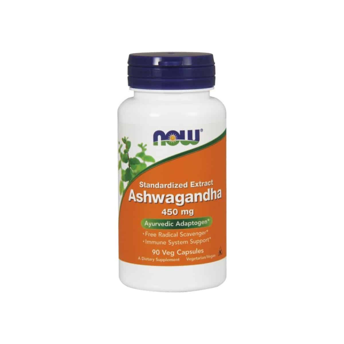 Ashwagandha 450mg 90 cápsulas Now
